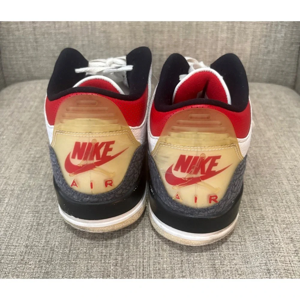 Nike Air Jordan 3 Retro SE Denim Fire Red White CZ6431-100 Mens 12